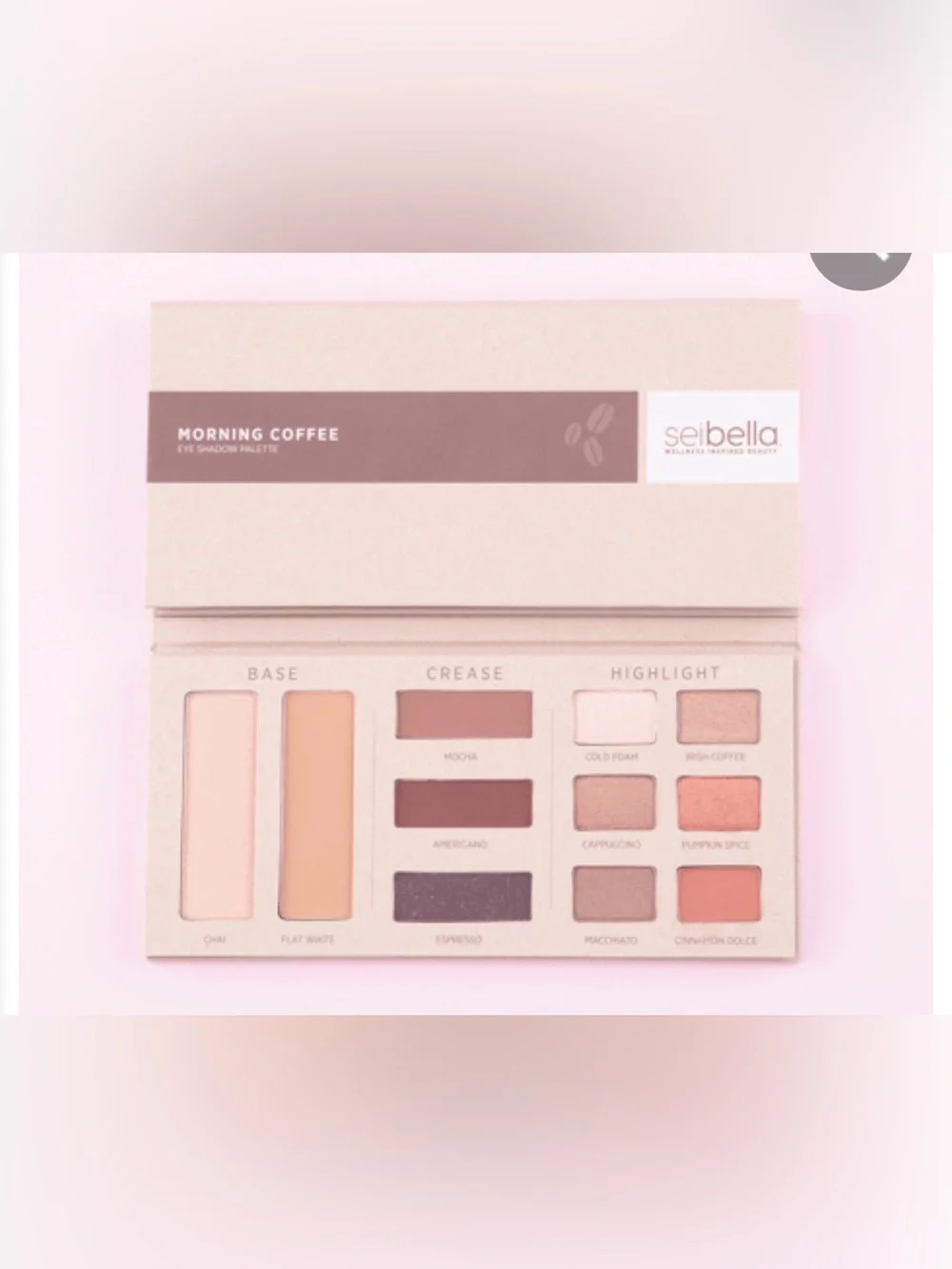 Sei Bella Eyeshadow Pallet Corner Coffee